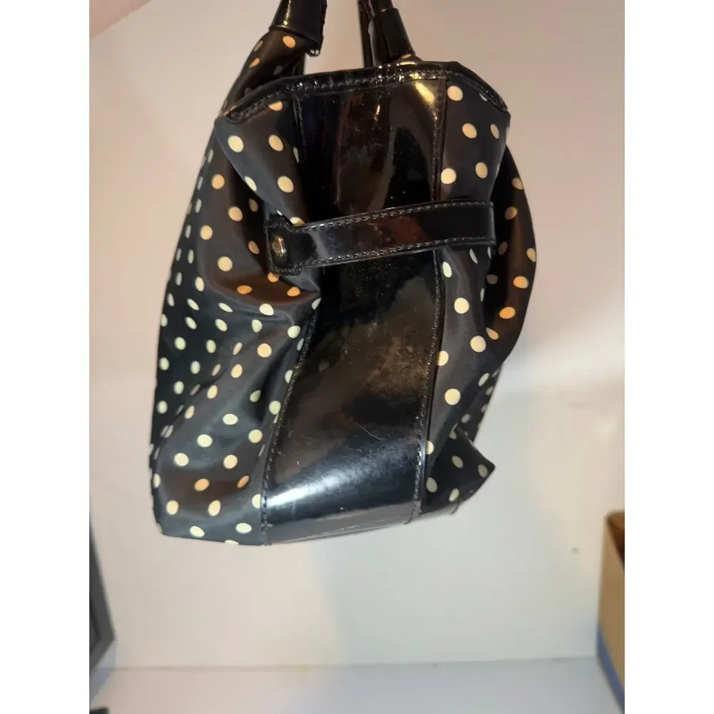 Kate Spade Stevie Spot Nylon Dot Shoulder Bag Tote Handbag Purse SEE PHOTOS